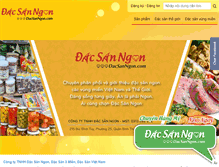 Tablet Screenshot of dacsanngon.com